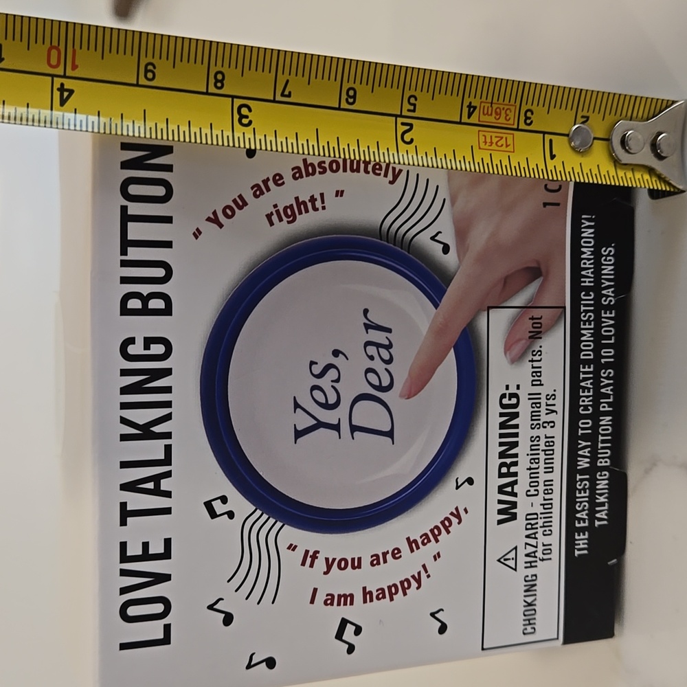 Yes Dear Talking Button New In Box - Picture 5 of 6